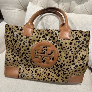 Tory Burch Ella Leopard Tote